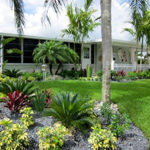 Landscape River Stone prevents drainage issues